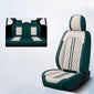 black and green car seat covers