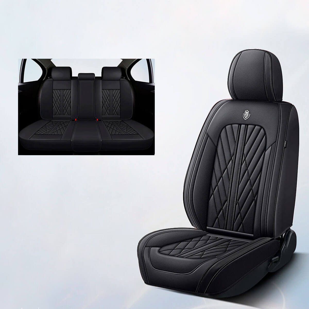 black car seat covers