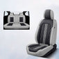 black and gray car seat covers