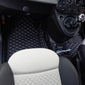 Diamond Stitching Custom Luxury Car Mats Set