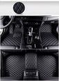 Diamond Stitching Custom Luxury Car Mats Set