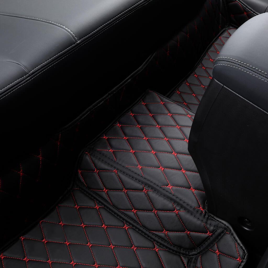 Car Floor Mat Fit 99% Sedans Sports Cars Luxury Custom Car Mats for SUV  Women Leather Automotive Floor Mats All Weather Car Mats Diamond Floor Mats